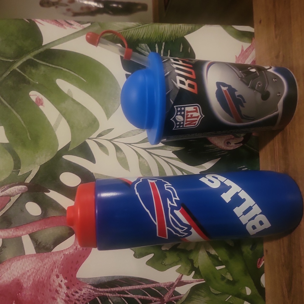 2 Buffalo bills travel containers